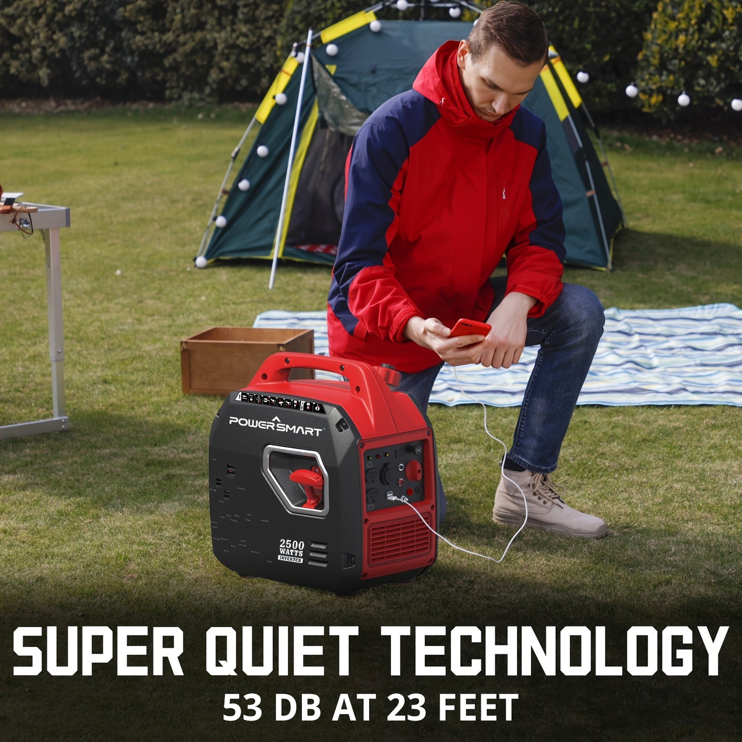 2500-Watt Portable Inverter Generator Gasoline