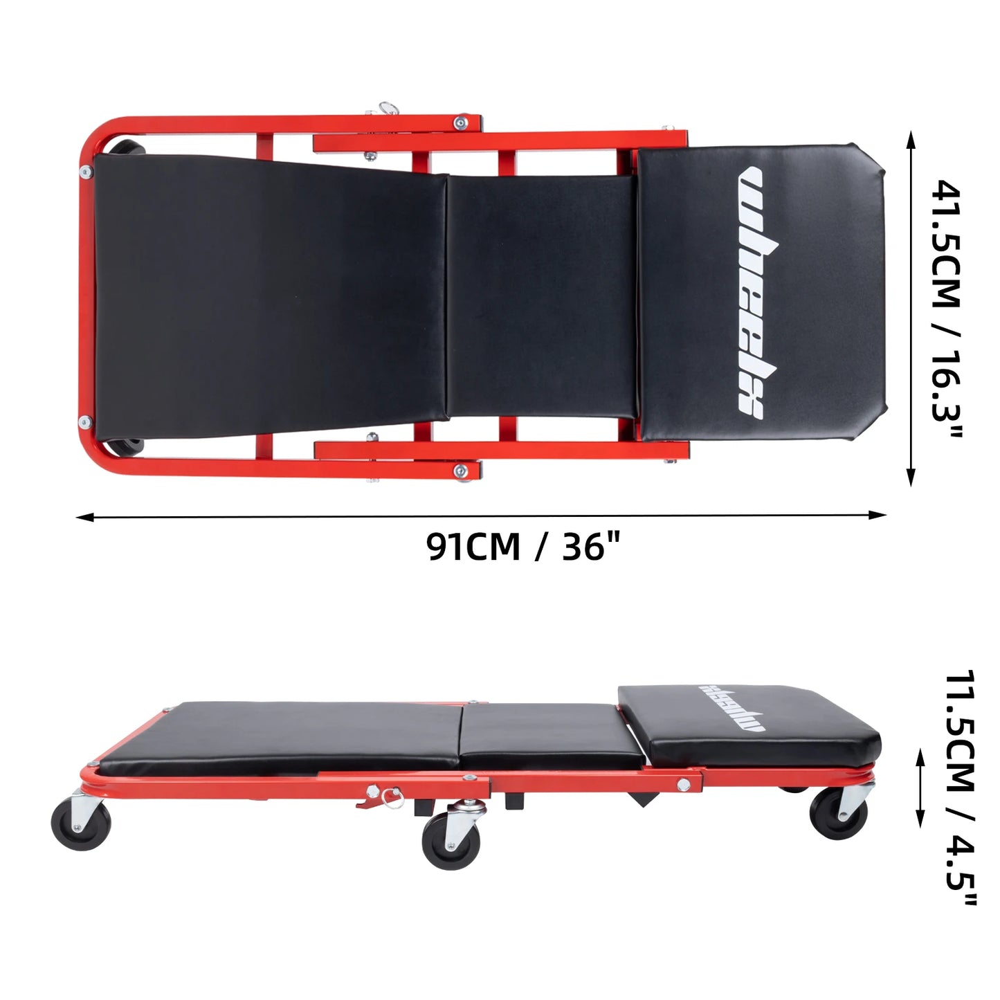 3-in-1 Rolling Creeper Fold Up