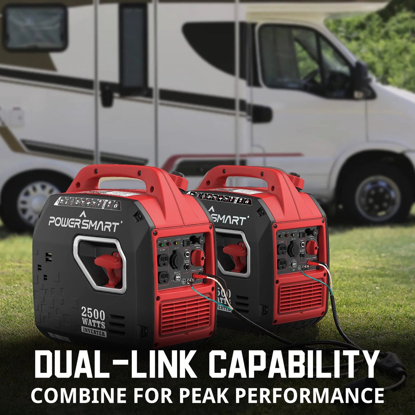2500-Watt Portable Inverter Generator Gasoline