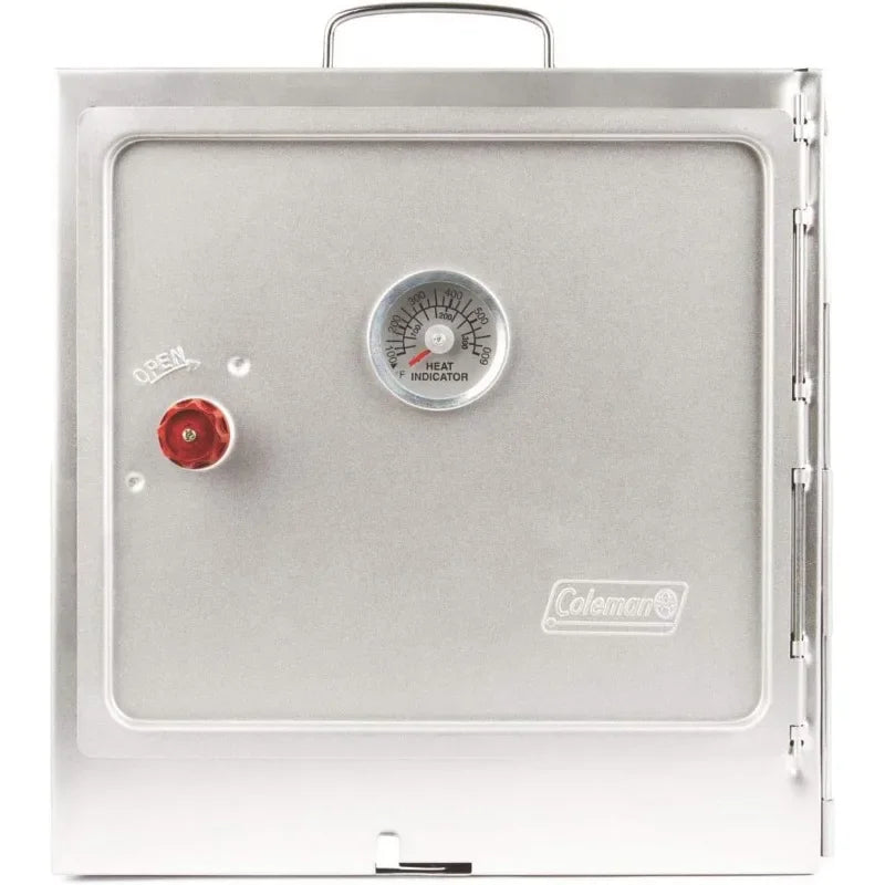 Portable Camping Oven with Thermometer & Adjustable; 10 Sq. In.
