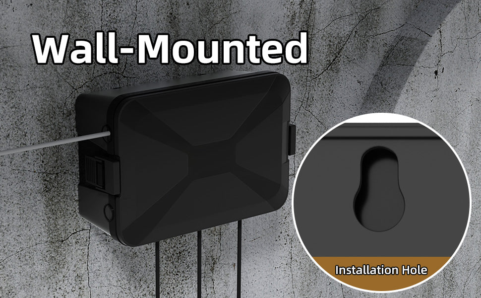 Outdoor Electrical Box 13x8x5 Extension Cord Cover Waterproof