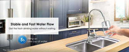 Waterdrop Under Sink Water Filter System, Reduces PFAS, PFOA/PFOS, Lead, Chlorine, Bad Taste 8K Gallons
