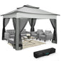 12x12 Pop up Gazebo with Mosquito Netting and Carry Bag,