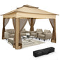 12x12 Pop up Gazebo with Mosquito Netting and Carry Bag,