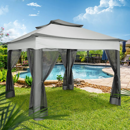 12x12 Pop up Gazebo with Mosquito Netting and Carry Bag,