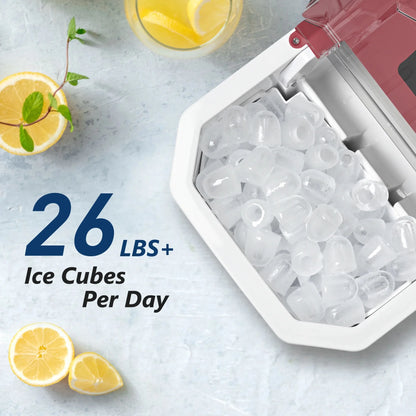 Portable Countertop Ice Maker, 26.5 lbs/24H