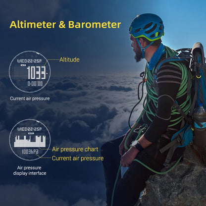 NORTH EDGE Mens Smart Watch Professional Dive Computer Watch Scuba Diving NDL (No Deco Time) 50M Altimeter Barometer Compass