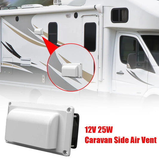 12V 25W Exhaust Fan Ventilation  Horse Trailer; Motorhome; Marine