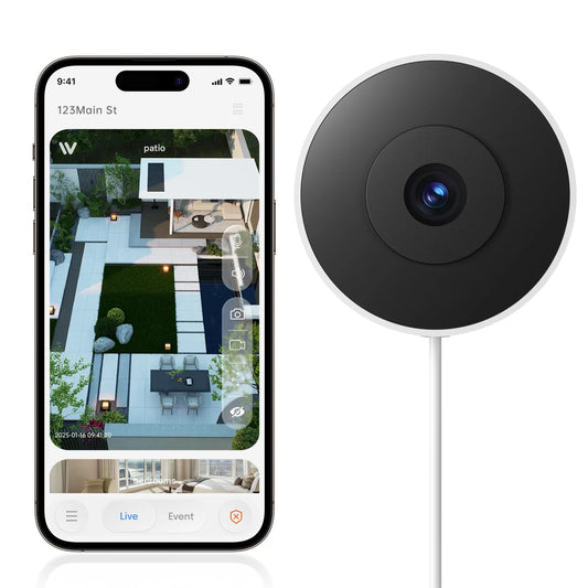 Noahtec Window Camera 5G & 2.4GHz WiFi Indoor Dome Camera for Home Security with Full Color Night Vision AI Smart Detection