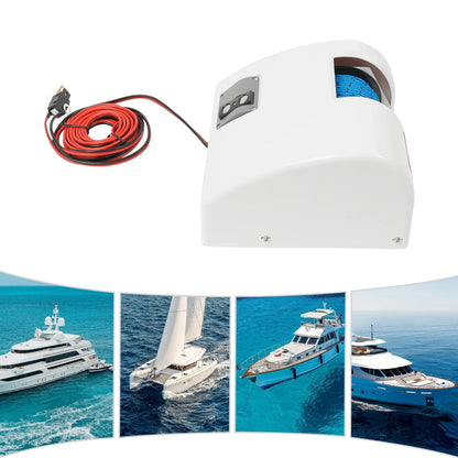 Boat Electric Anchor Winch,12V Waterproof Windlass with Remote Control,Premium for 25lbs Boat Anchor