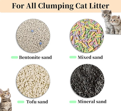 Extra Large Automatic Litter Box Self Cleaning for Multiple Cats, Odor-Free, App-Controlled