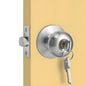 Keyed Entry Door Knob Stainless Steel Interior and Exterior