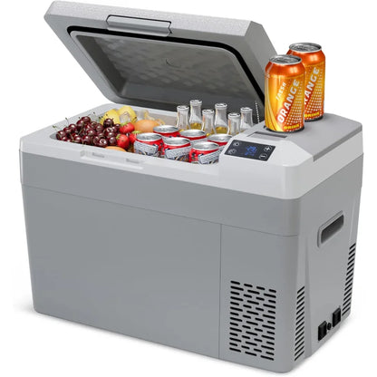 21QT/20L Portable Car/RV Refrigerator Freezer - 12V/24V DC  AC Power, Low Noise