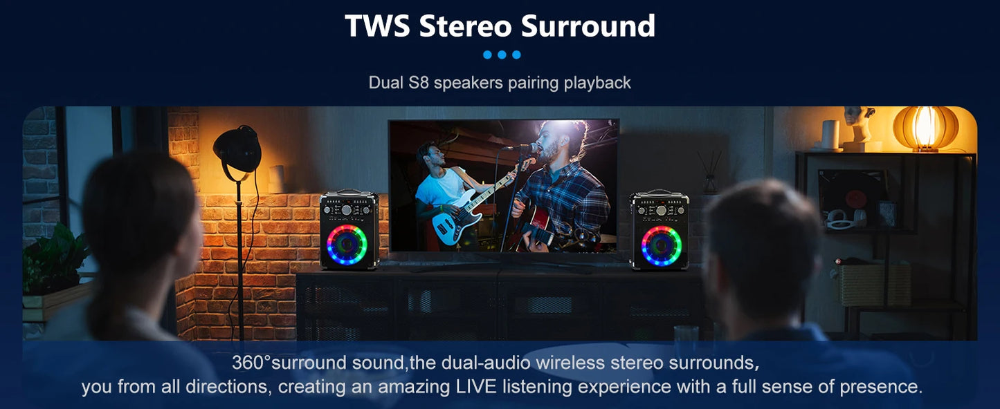 Karaoke Speaker for Outdoor Activities, Parties