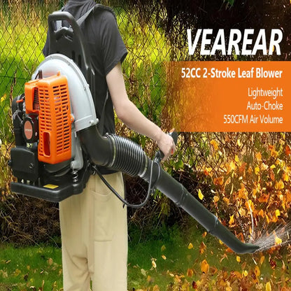 Leaf Blower Two-Stroke Backpack Gasoline High-Power