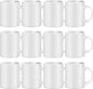 Mugs Blank White Ceramic Cups Bulk Mugs for Coffee Tea Set of 12