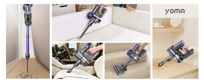 N12 Cordless Vacuum Cleaner 200W Motor Ultra Lightweight 6-In-1 Vacuum Up to 45Mins Runtime for Carpet Hard Floor