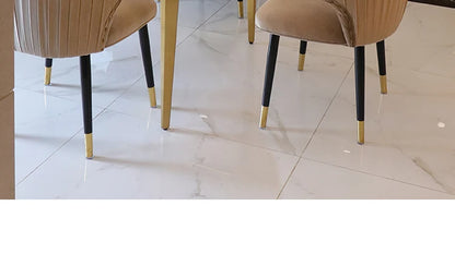 Set Of 2 Upholstered Wing Back Dining Chairs Living Room Designer Kitchen