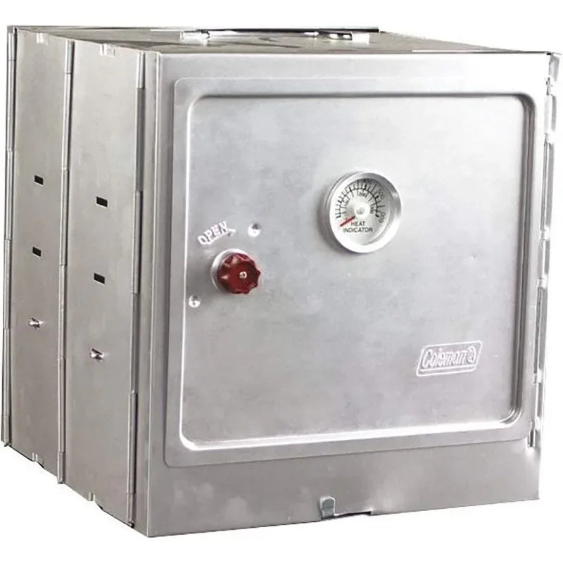 Portable Camping Oven with Thermometer & Adjustable; 10 Sq. In.