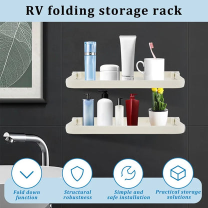 Space-Saving Foldable Wall Mount Rack!