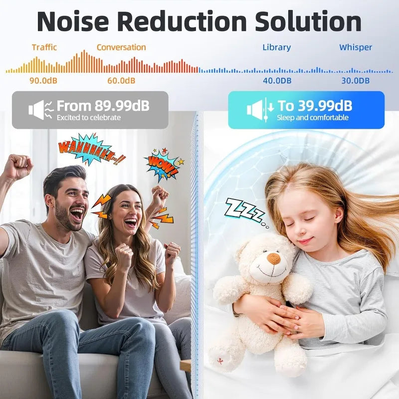 8-pack large sound-absorbing panels, self-adhesive sound absorption, 47.2 inches * 23.6 inches * 0.36 inches
