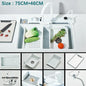 Multifunctional Kitchen Waterfall Sink Digital Display; 304 Stainless Steel