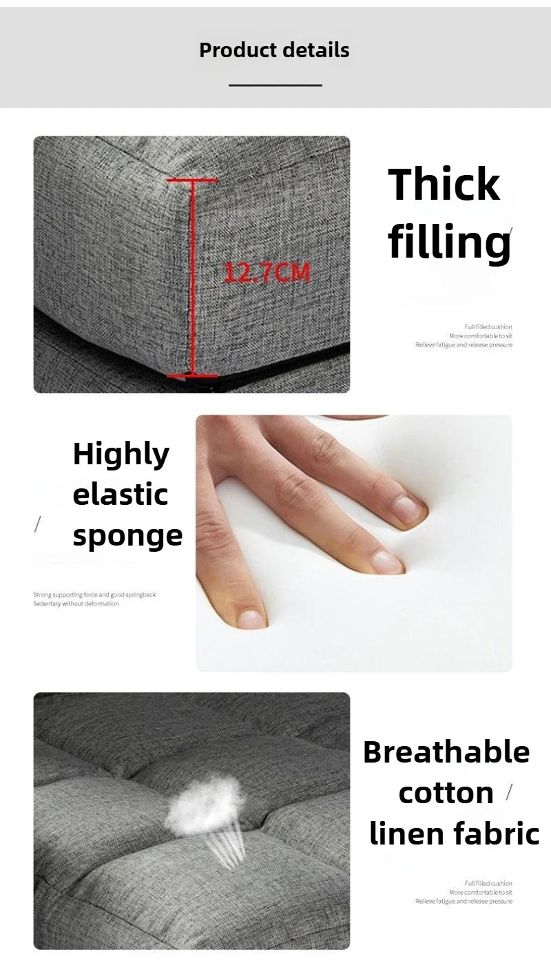 1-person Folding Living Room Sofa Bed Leisure Back Chair Living Room