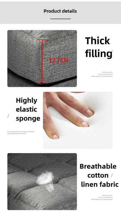 1-person Folding Living Room Sofa Bed Leisure Back Chair Living Room