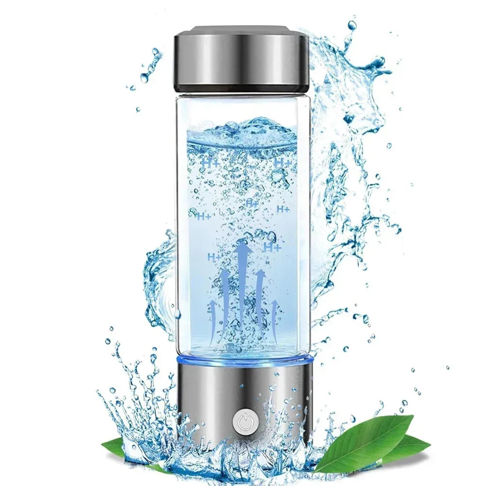 Hydrogen Water Bottle  Alkaline Ionizer USB Rechargeable Portable hydrogen Water Ionizer