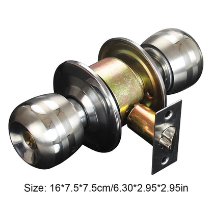 Keyed Entry Door Knob Stainless Steel Interior and Exterior