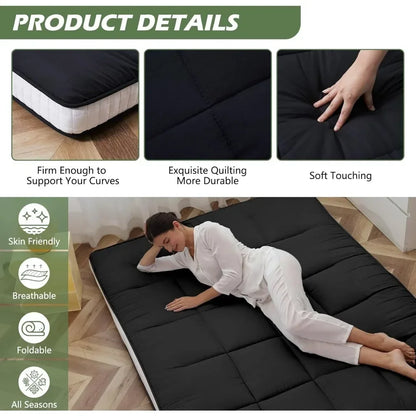 Floor Mattress, Foldable Futon