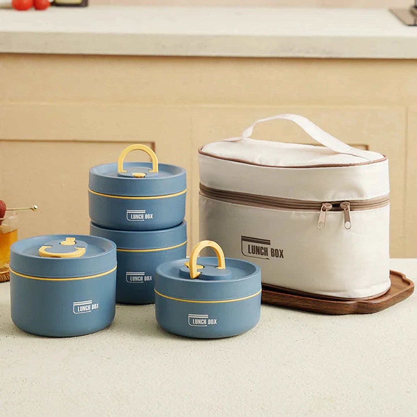 Thermal Lunch Box with Lid; Leakproof