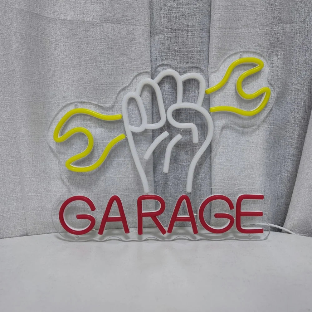 Garage Light Neon Sign, LED, Man Cave, Workshop