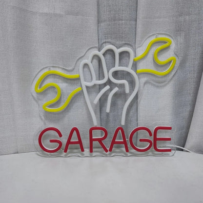 Garage Light Neon Sign, LED, Man Cave, Workshop