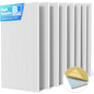 8-pack large sound-absorbing panels, self-adhesive sound absorption, 47.2 inches * 23.6 inches * 0.36 inches