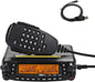 HOME.TH-9800 Quad Band 50W Cross-Band Mobile Car Ham Radio Black 5.5 x 1.58 x 8.35"