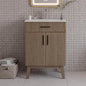 24" Bathroom Vanity with or without Sink, Two Soft Close Cabinet Doors