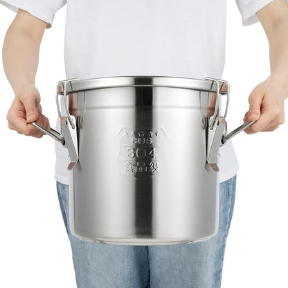 304 Stainless Steel Vacuum Sealed Cannister; Cooking or Storage