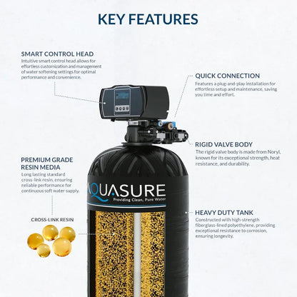 Aquasure Harmony Series 32,000 Grains Whole House Water Softener