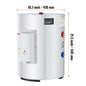 SucceBuy Electric Water Heater 40/70L Tank Instant Hot Water Heater 1.6Kw Tankless Water Heater w/ LED  110v