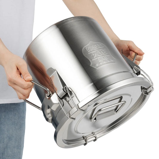 304 Stainless Steel Vacuum Sealed Cannister; Cooking or Storage