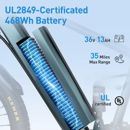 Electric Bicycle, 26" or  24" Electric Mountain Bike with 36V Battery Peak 500W Motor,21 Speed Ebike