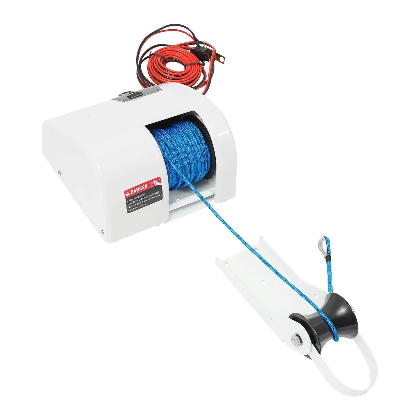 Boat Electric Anchor Winch,12V Waterproof Windlass with Remote Control,Premium for 25lbs Boat Anchor