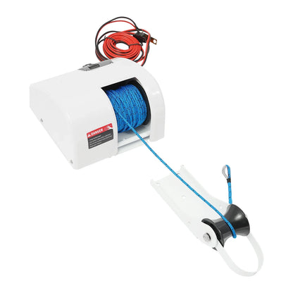 Boat Electric Anchor Winch,12V Waterproof Windlass with Remote Control,Premium for 25lbs Boat Anchor