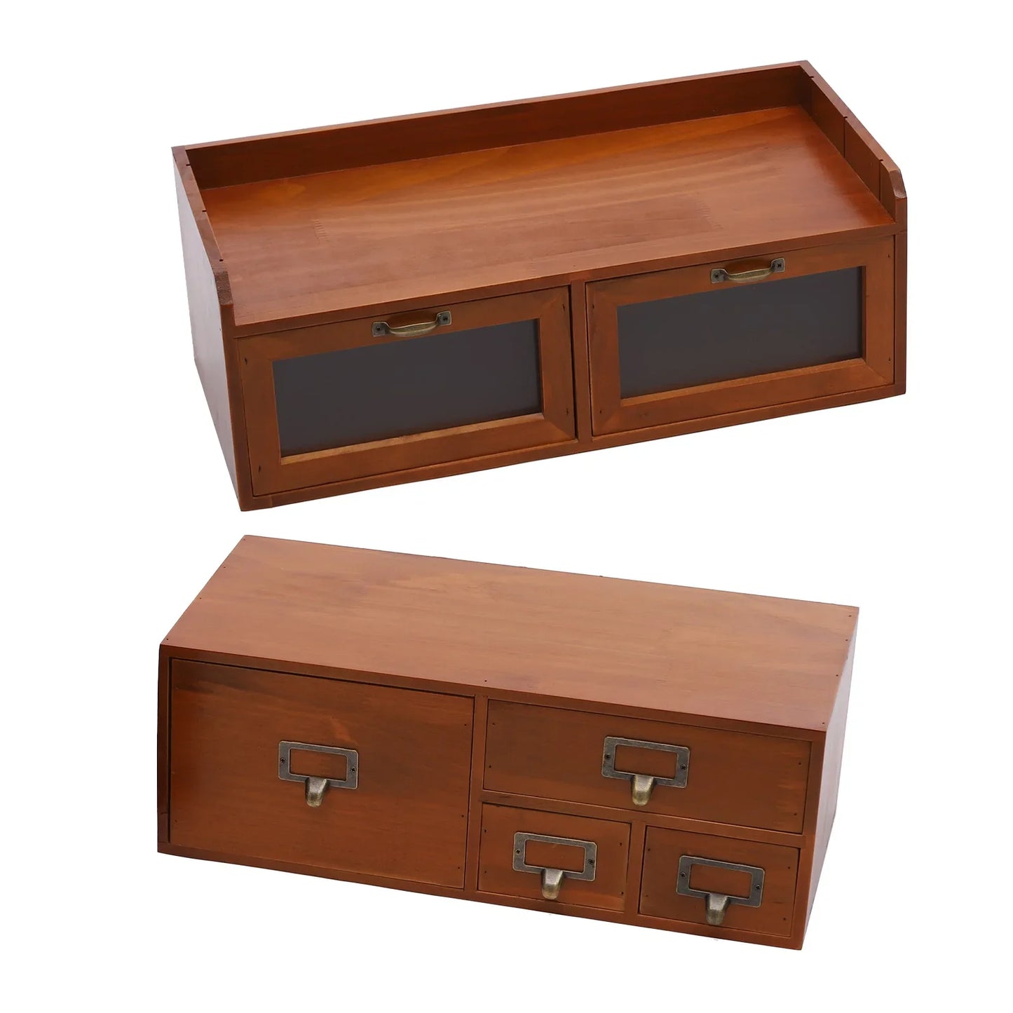 Vintage Retro 6-Drawer Desktop Organizer Cabinet Tabletop Organizer