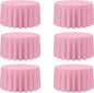 6 Pack Round Tablecloths 120 Inch - Circle, Washable