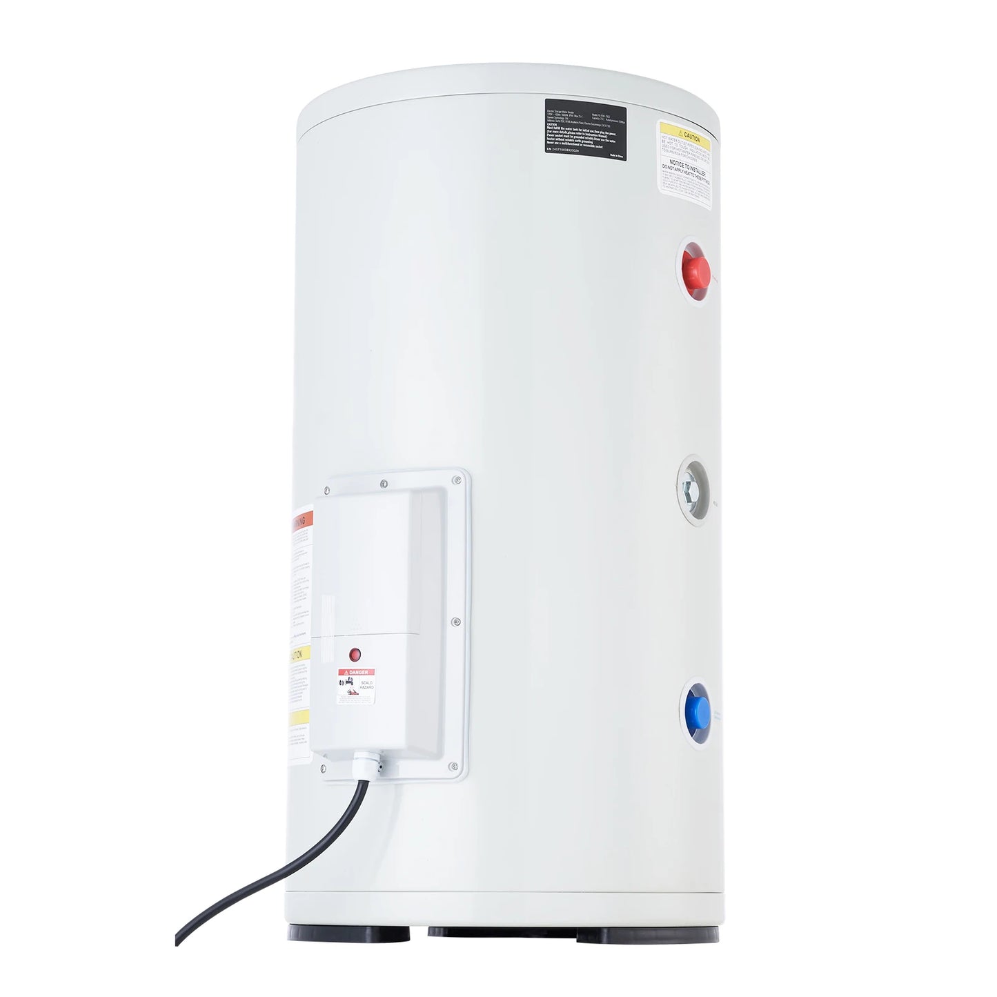 SucceBuy Electric Water Heater 40/70L Tank Instant Hot Water Heater 1.6Kw Tankless Water Heater w/ LED  110v