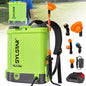 4 Gallon Battery Powered Backpack Sprayer 16L Agriculture Spray 100 PSI 5 Nozzles Electric Graden Sprayer