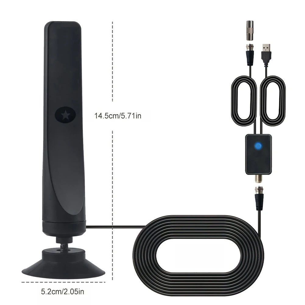 Amplified TV Antenna 4K Digital