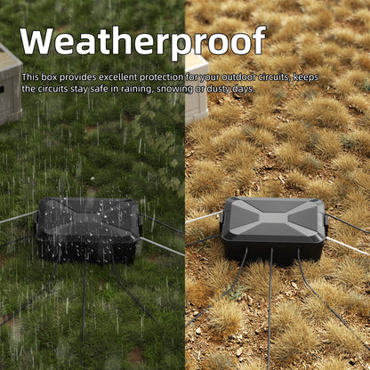 Outdoor Electrical Box 13x8x5 Extension Cord Cover Waterproof
